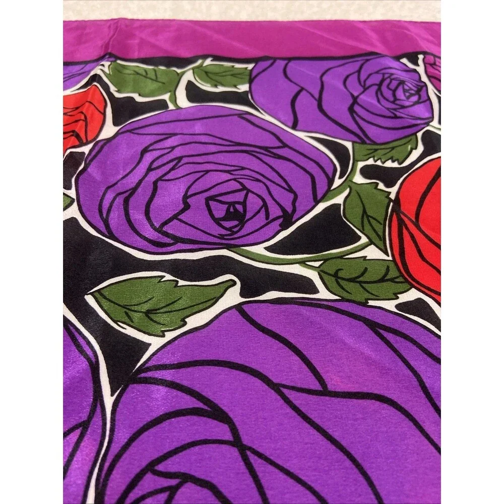 Vintage Christian Dior Square Silk Scarf 34